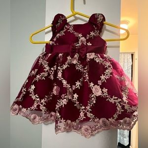Rare editions baby girl dress 18 M